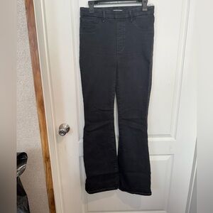Good American black Denim flare Jeans